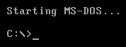 Starting MS-DOS...